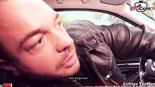 Slim german teens Yo getting a cumshot on her small boobies during the outdoor Sexdate