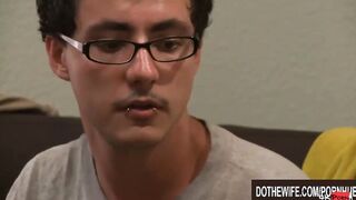 Impotent Husband Watches His Ex-Wife Allie Haze Riding Cock Like a Skank