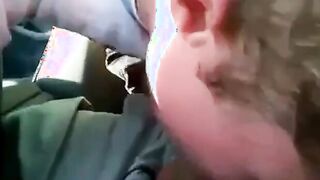 Cutie swallows a backseat load