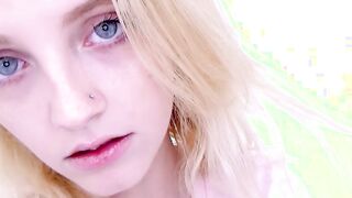 Skinny angel gets her teen pussy fucked in studio
