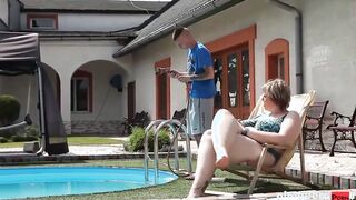 I told you to clean the fucking pool!