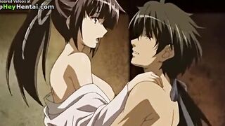 Hentai beautiful teen with big tits gets creamed