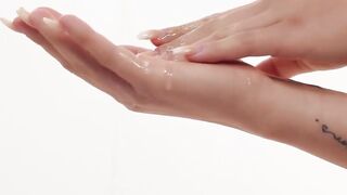 Incredible Sexy Beauty Dark Haired Zuzu Sweet Covers Her Body Into Oil So