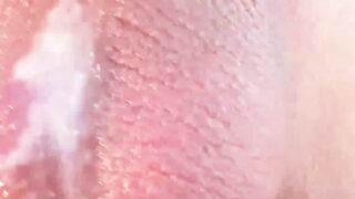 Busty trans beauty teasing her huge big cock