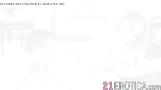 Blonde hot Danielle Soul facialized after sensual anal sex