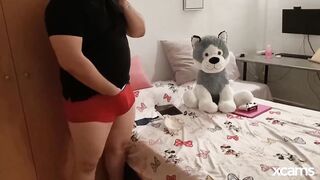 I walked in on my stepdad jerking off to my