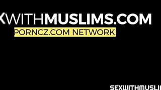 Bombshell muslim bitch into red pvc