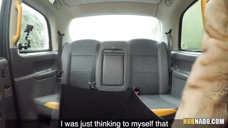 Ava Austen gives rimjob to that fake taxi driver