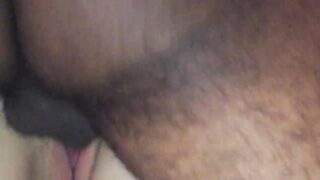 Ex-Wifey takes big black cock bareback while hubby records