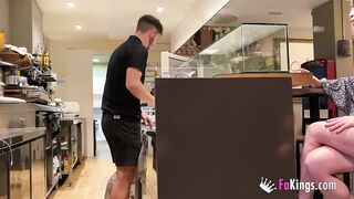 Silvia Soprano gets seduced by a lusty waiter