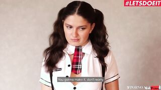 PORNOACADEMIE - Hottie School sluts Francesca Di Caprio Does double penetration three Way For Amazingly Beauty Grades - LETSDOEIT