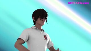 Teacher & Studs Crazed 3D Hentai Threesome