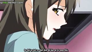 Hentai small housewife gets tied and fucked