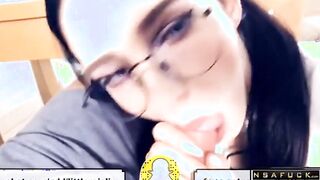 Hot Schoolgirl is Shooting Sex with Teacher in Snapchat