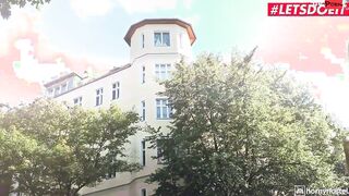 HORNYHOSTEL - (Tiffany Tatum, Mr. Gigantic Fat Dick) - Hot Slim Tourist Romantic Sex With Muscular Stranger Full Movie