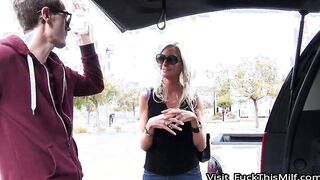 MILF blonde Emma Starr gets a creampie