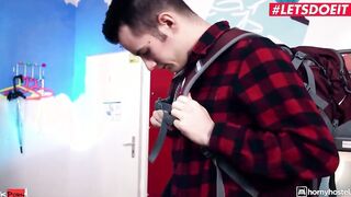 HORNYHOSTEL - Long Tit Russian sluts Marilyn Crystal Has An Insane Anal Three-Way - LETSDOEIT