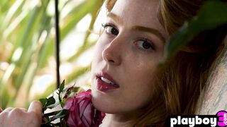 Redhead teen exposed perfect naked body