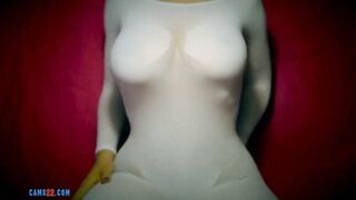 Sexy MILF showing amazing natural tits