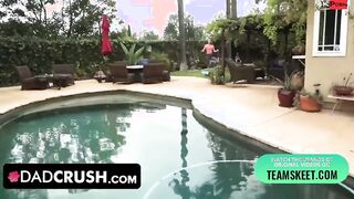 Dad Crush - Sweet Step-Daughter Easing Stepdaddys Tension