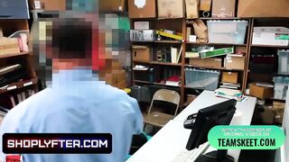 Incredible Sexy Theft - Alex Harper Punished By Security Guard