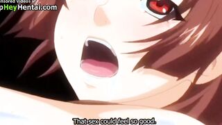 Hentai young girl with beautiful tits gets banged