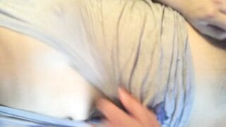 Slutty ex-girl, now washed up, sucking and fucking cock dry, ends in cream