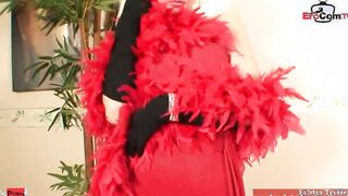 Huge Hooters blonde Milf want anal sex and eat the cum after