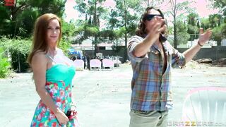 Cum to My Yard Sale! Clip With Diamond Foxxx, Tyler Nixon - Brazzers Official