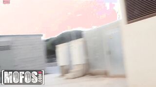 Lucky Jordi Meets Huge Tit Valeria Valois Who Desperately Asks For His Help In Exchange With A Nice Blowjob - Mofos