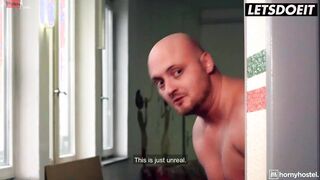 FREE FULL SEX FILM - Long Jugs (Regina Sparks) Hard Banged By Bald Cock In Hostel - LETSDOEIT