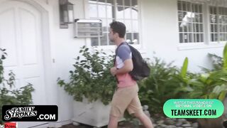 Unhappy Wife Satisfy Herself On Her Birthday By Having Stepsons Penis In Her Hungry Snatch