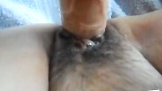 Hot Horny Granny Toys Her Sexy Wet Cunt