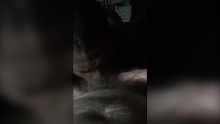Black Bitch Sucks Verbal White Cock
