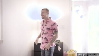 Teen redhead anal fucked by her neighbor
