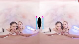 Real Pornstars VR - Jasmine Wilde and Octavia Red have a 1 of a kind threesome all cooked up for you!!!