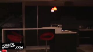 Family Grind - Turned On Stepsisters Share Cock On Halloween
