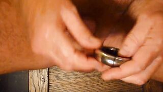 Putting on ball stretchers, a tutorial demonstration.