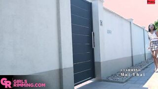 GIRLSRIMMING - Fabulous 3some anal with Mai Thai and Alyssa Bounty