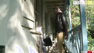 AMATEUREURO - French Lady Has Hottie Outdoor Anal Sex