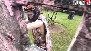 MAMACITAZ - 19 Year Older Miranda Banks Plays With Cock Outdoor