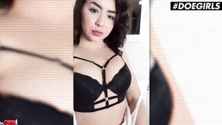 DOEGIRLS - #Kitty Love - GODDESS LATINA MASTURBATES ON CAM WHILE HER bf'S AT HOME