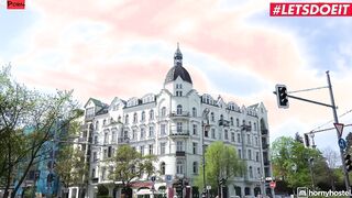 HORNYHOSTEL - Long Boobs Katarina Rina Caught By Security Guard Masturbating - LETSDOEIT