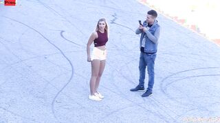 MAMACITAZ - Blonde Beauty Vyvan Hill Shows Off Her Cock Rides Skillz Outdoor