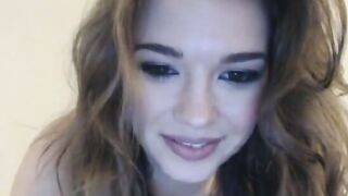 Horny Chick sucks and fucks dildo and has lots of fun