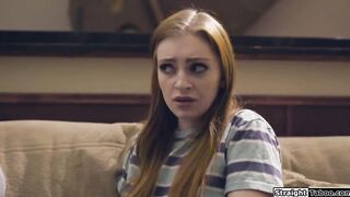 Teen stepdaughter fucked by stepfamily