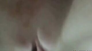 Hot Redhead fucks her pussy with a machine