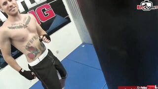 Analsex with a huge tit dark hair hoe after the competition