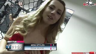 Analsex with a huge tit dark hair hoe after the competition