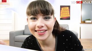 VIPSEXVAULT - Luna Rival Getting Her Cutie Twat Covered In Cum During Casting
